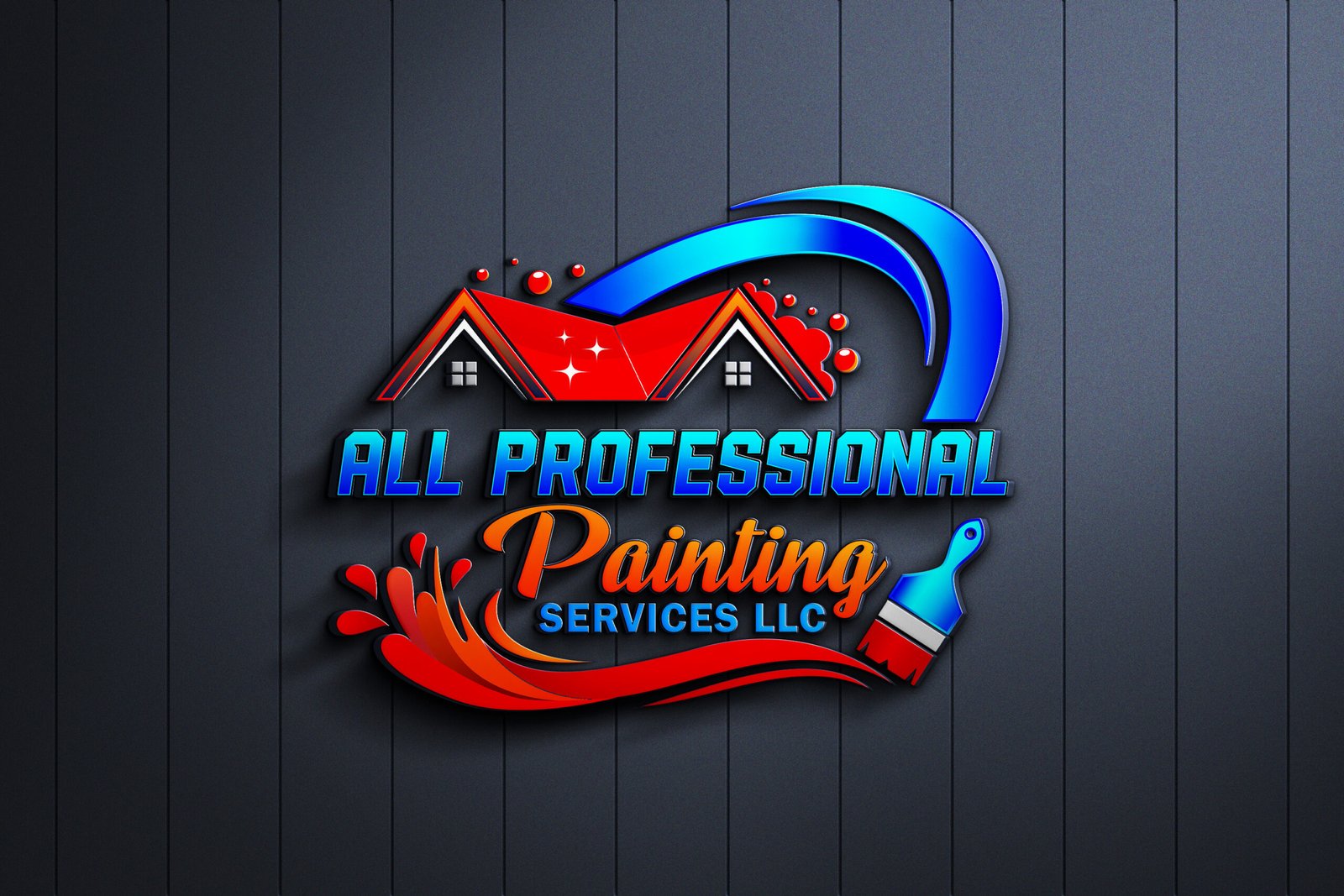 Effects Blue Text Logo Design